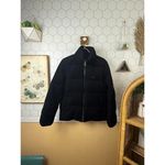 Levi's  Women's Black Corduroy Puffer Jacket - Size - Small Photo 1