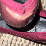 Ja Vie Burgundy & Black Jelly Flat Shoes Size 40 Photo 5