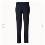 Akris Punto  Franca Slim Ankle Length Cotton Techno Stretch Pants Navy Size 8 Photo 1