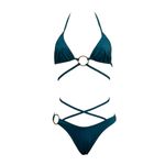 ADORA SWIM Valentina Top & Ivy Bottom, Teal, Medium Blue Photo 11