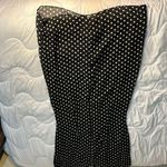 Olivia Matthers Polka Dot Black Midi Dress Size 6 Black Photo 1