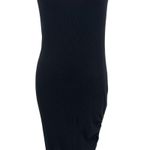 Sweaty Betty Weekend Twist Back Dress Ruched Racerback Black Size Medium 8-10 Photo 3