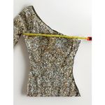 Sherri Hill  54469 Gold Sequin One-Shoulder Homecoming Cocktail Dress Size 00 Photo 11