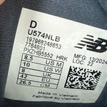 New Balance  574 Sneakers Men's US 8.5/ Women’s 10 Blue Suede Lifestyle Shoes Photo 7