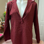 Van Heusen Burgundy blouse  Photo 0