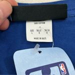 Nba  4 Her 5th & Ocean Philadelphia 76ers Basketball Blue Tee Shirt Womens Size L Photo 3