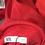 ZARA NWOT Off Shoulder Midi Knit Dress Red Bloggers Fave Stretch Small Photo 4