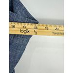 Talbots Chambray Dress 10 Blue Cottagecore Coastal Preppy Belted Midi Chic Photo 2