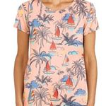 Fresh Produce  VINTAGE SAILBOAT Scoop Neck Tee Size L Photo 0