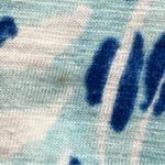 Chico's  paisley v-neck tee t-shirt womens Size 3 (XL) blue short sleeve beach Photo 2