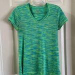 Bcg Green/Blue V Neck Short Sleeve Active Tee Small Photo 0