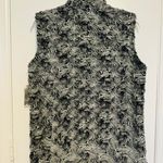 JM Collection Faux Fur Zip Up Vest Size Small Photo 4