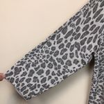 Chico's Chico’s Women’s Leopard Print Metallic Sequins Mother of Pearl Buttons Cardigan Photo 4