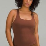 Lululemon  InStill Roasted Brown Tank Top‎ Size 6 Photo 0