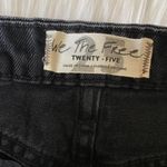 Free People Black Distressed Skirt Photo 3