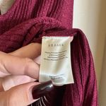 Sézane Sezane Ernestine knit metallic flowy sweater sz xs in burgundy Photo 4