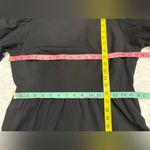 Pretty Little Thing Black Tiered Mini Dress Size 8 Photo 2