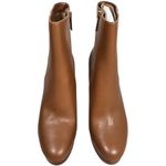 Michael Kors  Joanna Faux‎ Leather Platform Boot Bootie Luggage 10M NIB Photo 1