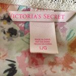 Victoria's Secret  | Silky Floral Strappy Neck Chemise Nightie | Size Large Photo 6