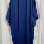 Natori  Blue Longline Robe Topper Kimono Cardigan Sz.1X NWT Photo 0