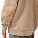 Lululemon Perfectly Oversized Crewneck Sweatshirt Cotton Terry in Cafe Au Lait 6 Photo 2