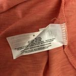 Ella Moss  Womens Top Blouse Slub Knit Embroidered Keyhole Orange Size S Photo 4