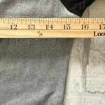 Y2K Style Raglan Long Sleeve Cropped Crew Neck Ribbed Black And Gray Shirt Top M Size M Photo 5