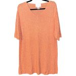 Susan Graver  Shimmer Knit Sweater Tunic Dress Photo 3