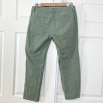 Frank & Eileen Wicklow Italian Twill Chino Cropped Trouser Pant Rosemary Size 4 Green Photo 4