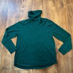 Cable & Gauge  Turtleneck Button‎ Back Sweater Hunter Green Women's XL Photo 7