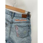BDG  Patchwork Denim A- Line Short Embroidery Floral Cotton Womens Size 26 Photo 7
