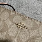 MINI CAMERA BAG IN SIGNATURE CANVAS (COACH 91677) Photo 4