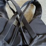 Umode Black‎ Sports Bra Small Strappy Back Athletic Top Adjustable 28A 28B 30A Black Photo 5