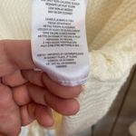 Anthropologie Akemi + Kin Waffle Knit Long Sleeve Front Knot Top Ivory Size XS. Photo 4