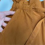Madewell Pants Dunaway Paperbag Pockets Cropped Ankle Pumpkin Burnt Orange Rust Photo 2
