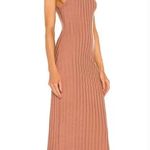 Jonathan Simkhai Standard Megan rib knit racerback maxi dress in teak size small Brown Photo 1