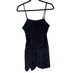 Maeve Drop-Waist Velvet Mini Dress - Black Photo 5