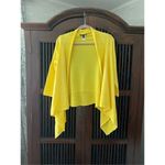 Cable & Gauge “” open front yellow cardigan Photo 1