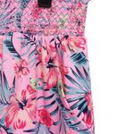 secret treasures 2X Floral Pink Floral Wide Waist Band Shorts Photo 2