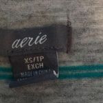 American Eagle NWOT long sleeve Striped Aerie V-neck Photo 1