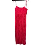 Ulla Johnson  Orla Crinkled Midi Dress – Size 10, Orchid Pink, NWT Photo 6