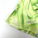 VTG Sea Suns Blouse Top Womens Small Tropical Floral Cottagecore Boho Bratz USA Green Photo 5