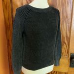 FOR THE REPUBLIC  Charcoal Cable Knit Sweater Photo 3
