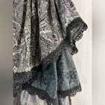 Love Nation  6 Western Layered Denim Black Lace Skirt Slip Photo 10