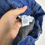 Almost Famous Blue Paperbag Jeans Sz L Photo 4