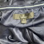 Lulu's Midnight Blue Satin Dress Size M Photo 1