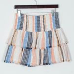 Aerie Tiered Ruffle Striped Skirt Womens Size Small Photo 6