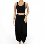 NWT! NAP Loungewear Balloon Wide Leg Joggers Black Pants Size XXXL Sweatpants Photo 4