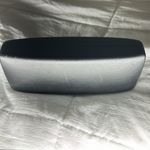 Versace Black Faux Leather Glasses CASE ONLY Felt Lined Gold Lettering On Top Photo 9