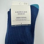 American Eagle  Women's Preppy Style Crew Socks with Anchor Design One Pack NWT Photo 8